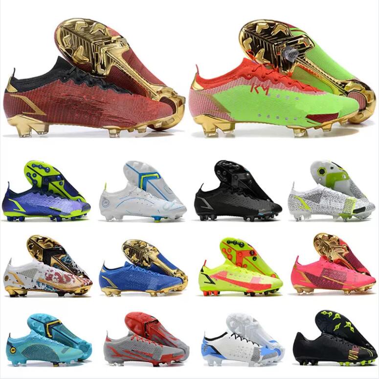 Mens Soccer Shoes Mercurial Vapores XIV 14 Elite FG Low Cleats CR7 Impulse Outdoor Leather Comfortable Knit ACC Football Boots
Mens Soccer Shoes Mercurial Vapores XIV 14 Elite FG Low Cleats CR7 Impulse Outdoor Leather Comfortable Knit ACC Football Boots