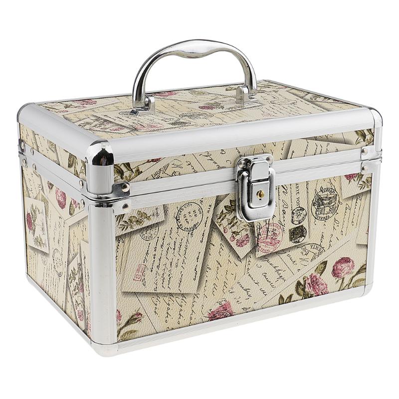 Jewelry Pouches, Bags Portable Aluminum Makeup Cosmetic Box Storage Organizer Case W/ Lock
Jewelry Pouches, Bags Portable Aluminum Makeup Cosmetic Box Storage Organizer Case W/ Lock