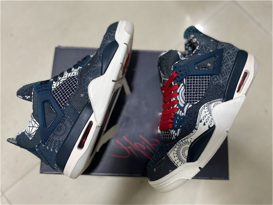 Designer Shoes Authentic 4 SE Sashiko Japan Deep Ocean Sail Cement Grey Fire Red Man Outdoor Sports Sneakers
Designer Shoes Authentic 4 SE Sashiko Japan Deep Ocean Sail Cement Grey Fire Red Man Outdoor Sports Sneakers
