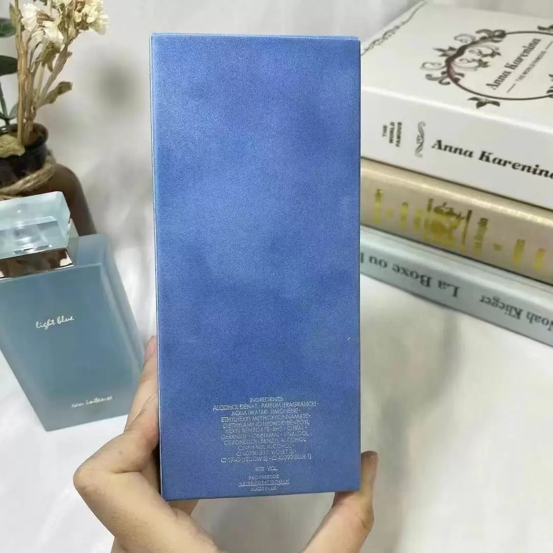 

parfum perfumes Light Blue Intense Cologne Lady Famous Perfume for Woman 100ml EDP Natural Spray Parfum Designer Pleasant Fragrances