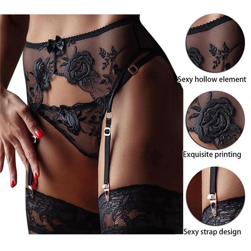 Garters Sexy Women Mesh Garter Belt High Waist Holder 4 Straps Elastic Suspender Erotic Lingerie Pantyhose StockingsGarters, Black
Garters Sexy Women Mesh Garter Belt High Waist Holder 4 Straps Elastic Suspender Erotic Lingerie Pantyhose StockingsGarters, Black