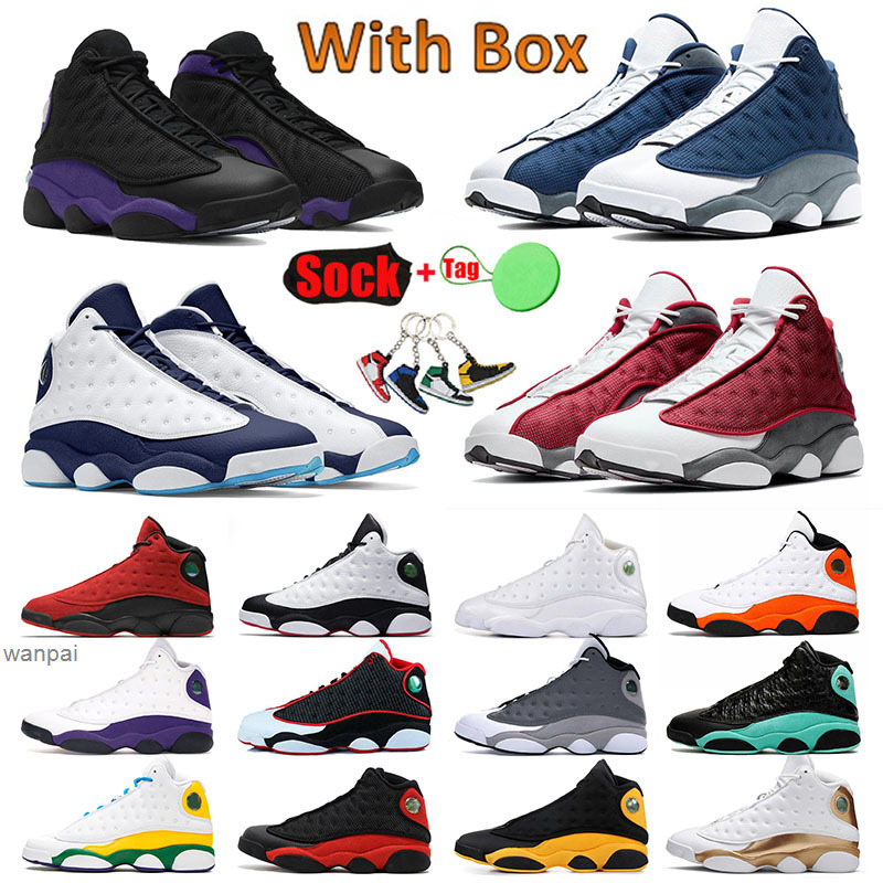 With Box Men Women Jumpman 13 13s Basketball Shoes Trainers Professional Sports Sneakers Dark Powder Blue Hyper Royal Court Purple Gold, B5 40-47 atmosphere grey
With Box Men Women Jumpman 13 13s Basketball Shoes Trainers Professional Sports Sneakers Dark Powder Blue Hyper Royal Court Purple Gold, B5 40-47 atmosphere grey
