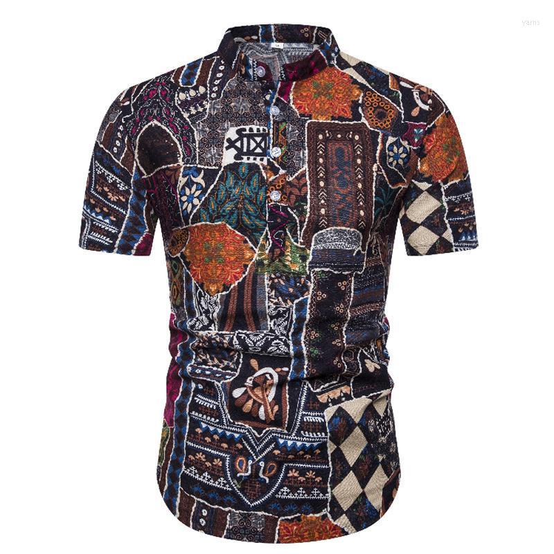 Fashion Summer Casual Men Shirt Slim Fit Flower Print Cotton Linen Short-Sleeved Shirts Male Floral Social Masculina -3XL Men's, Pl5
Fashion Summer Casual Men Shirt Slim Fit Flower Print Cotton Linen Short-Sleeved Shirts Male Floral Social Masculina -3XL Men's, Pl5