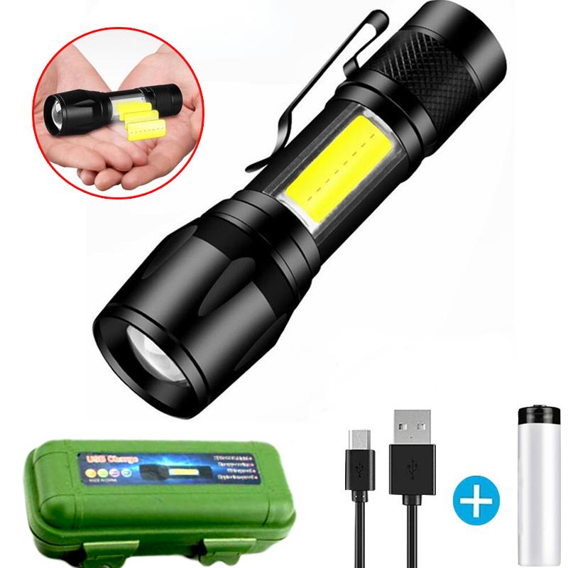 Flashlights Torches USB Rechargeable Have Built In Battery Portable Mini COB LED ZOOM Outdoor Hunting Torch
Flashlights Torches USB Rechargeable Have Built In Battery Portable Mini COB LED ZOOM Outdoor Hunting Torch