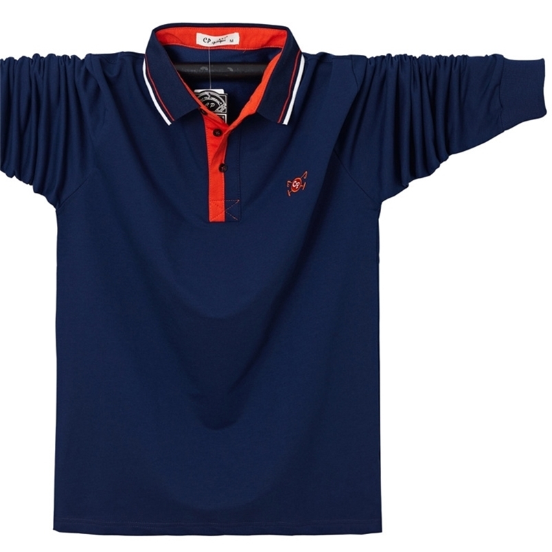 Lapel long-sleeved men's polo shirt cotton autumn and winter large size business collared top 220402, Denim blue
Lapel long-sleeved men's polo shirt cotton autumn and winter large size business collared top 220402, Denim blue