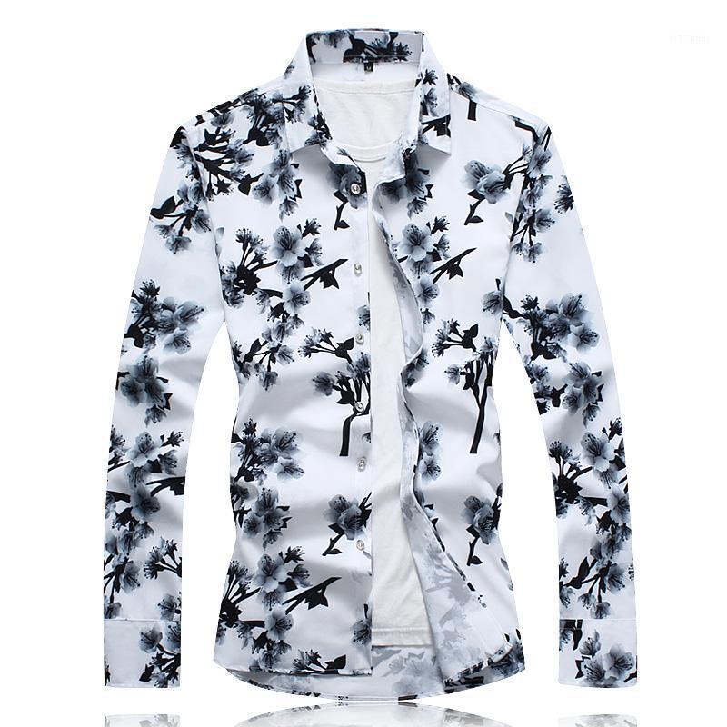 Chinese Style Floral Pattern Chemise Homme Long Sleeve Shirt Men Autumn Quality Polyester Cotton Slim Fit Camisa Masculina -7XL Men's Casua, As picture
Chinese Style Floral Pattern Chemise Homme Long Sleeve Shirt Men Autumn Quality Polyester Cotton Slim Fit Camisa Masculina -7XL Men's Casua, As picture