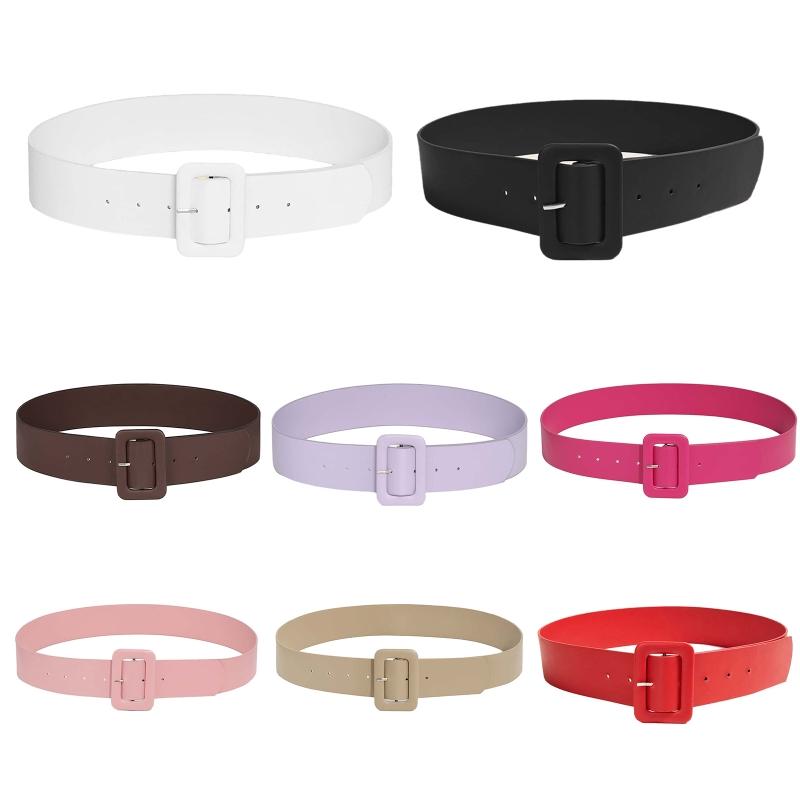 Belts Formal Coat Dress Waist Belt Pu Leather Body Straps With Adjustable Buckle For Women And Girls Y1UABelts, White
Belts Formal Coat Dress Waist Belt Pu Leather Body Straps With Adjustable Buckle For Women And Girls Y1UABelts, White