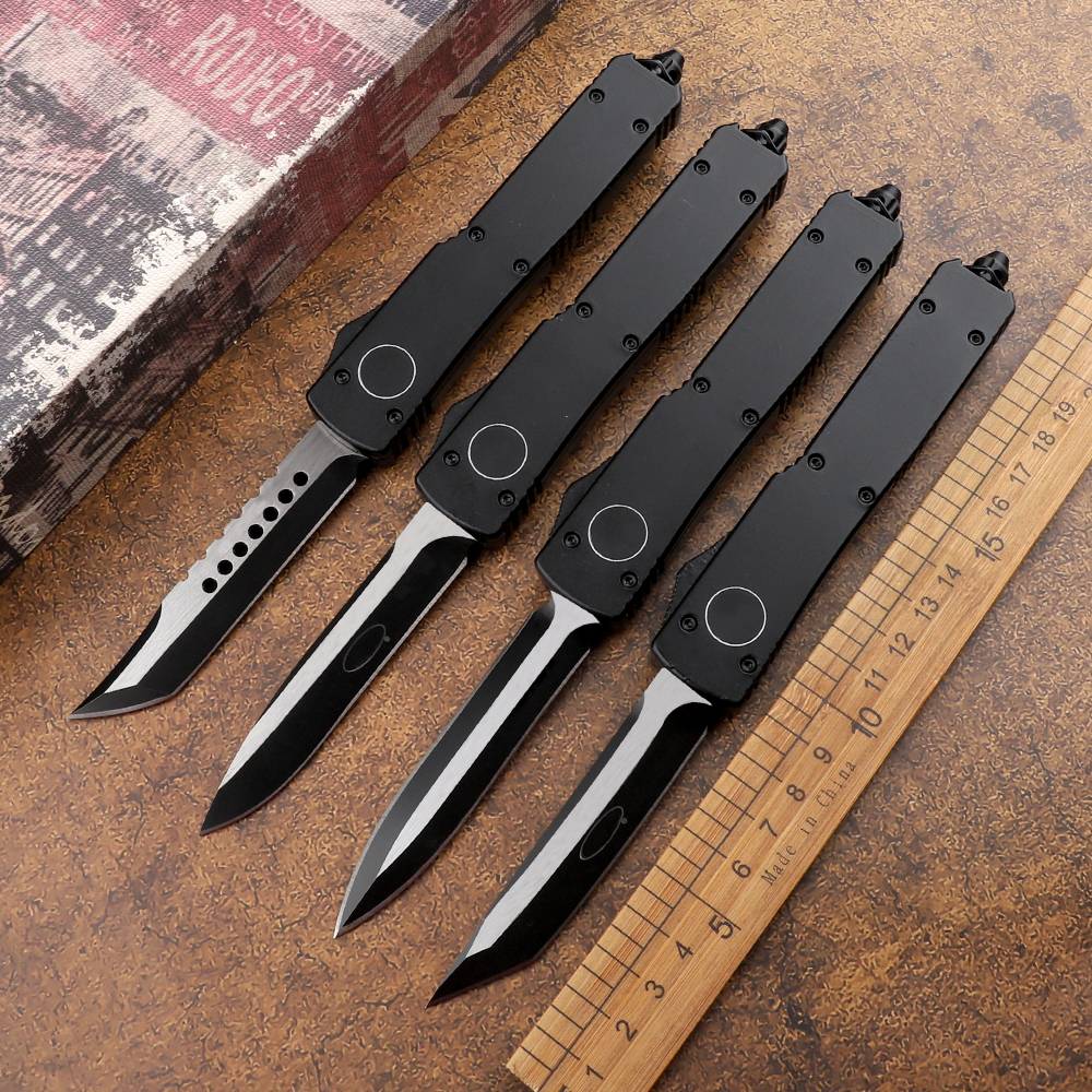 Portable Outdoor UT85 440 Blade Automatic Knife Zinc Aluminum Handle Sharp High Hardness Survival Hunting Camp Self Defense Pocket Foldable EDC Tool
Portable Outdoor UT85 440 Blade Automatic Knife Zinc Aluminum Handle Sharp High Hardness Survival Hunting Camp Self Defense Pocket Foldable EDC Tool
