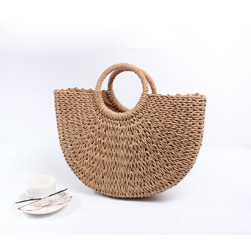 Evening Bags Spring And Summer Straw Bag Paper Rope Bucket Simple Woven Retro Casual Hand BagEvening, Small
Evening Bags Spring And Summer Straw Bag Paper Rope Bucket Simple Woven Retro Casual Hand BagEvening, Small
