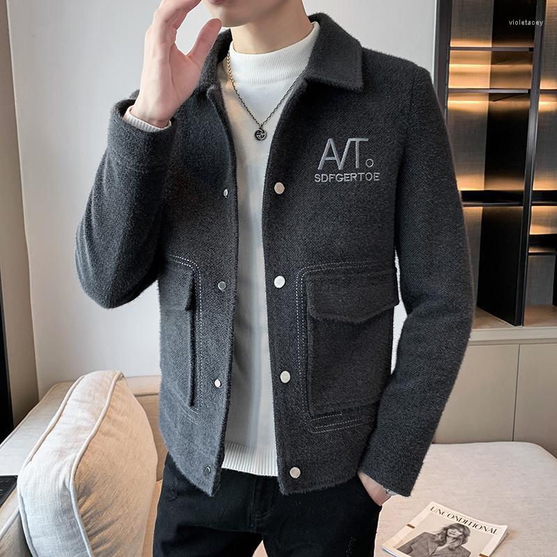 Men's Wool & Blends Winter Jacket Men Coat Warm Solid Lapel Zipper Business Casual Short Style Cotton Collar Windbreaker Viol22, Black
Men's Wool & Blends Winter Jacket Men Coat Warm Solid Lapel Zipper Business Casual Short Style Cotton Collar Windbreaker Viol22, Black