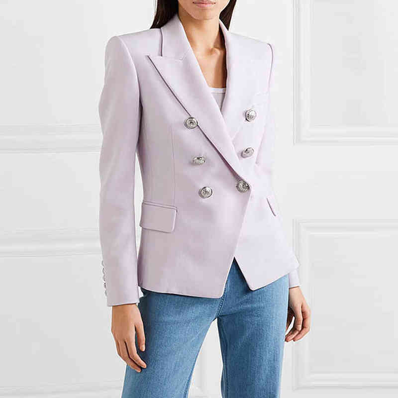 SXXXL Suit Blazer Women Autumn High Quality Pink Purple DoubleBreasted Silver Button Office Ladies Outfit Women Blazer Jacket J220813, The photo
SXXXL Suit Blazer Women Autumn High Quality Pink Purple DoubleBreasted Silver Button Office Ladies Outfit Women Blazer Jacket J220813, The photo