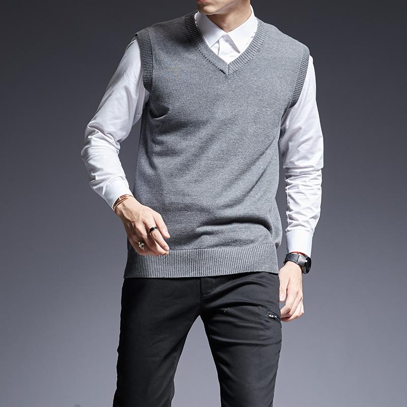 Men's Vests DIMI Jumpers Knit Solid Color Autumn Korean Style Casual Men Clothes Fashion Brand Sweaters Pullovers Sleeveles Slim Fit, Black
Men's Vests DIMI Jumpers Knit Solid Color Autumn Korean Style Casual Men Clothes Fashion Brand Sweaters Pullovers Sleeveles Slim Fit, Black
