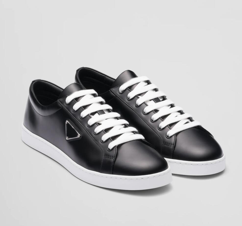 Luxury Fashion Brands Brushed Leather Sneakers Shoes Men Black Triangle Rubber Platform Sole Trainers Comfort Outdoor Footwear Sports Trainers Walking Flats, Color 2
Luxury Fashion Brands Brushed Leather Sneakers Shoes Men Black Triangle Rubber Platform Sole Trainers Comfort Outdoor Footwear Sports Trainers Walking Flats, Color 2