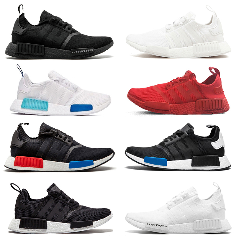 Mens Womens Running Shoes R1 Triple White Triple Black Monochrome Blue Glow Core Black Lush Red Trainers Sneakers for Men and Women, Box 
Mens Womens Running Shoes R1 Triple White Triple Black Monochrome Blue Glow Core Black Lush Red Trainers Sneakers for Men and Women, Box