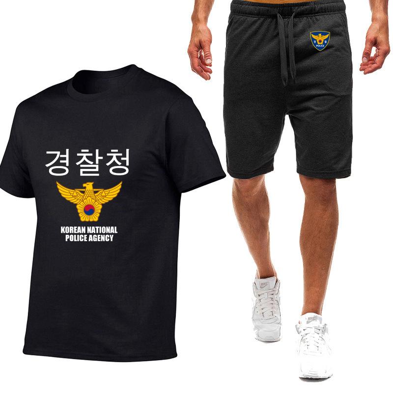 Men's Tracksuits Mens Casual Sports 2022 Korean National Agency SWAT Brand Hight Quality Short Sleeve T-shirt + Pants 2 Pieces Clothi, Gray
Men's Tracksuits Mens Casual Sports 2022 Korean National Agency SWAT Brand Hight Quality Short Sleeve T-shirt + Pants 2 Pieces Clothi, Gray