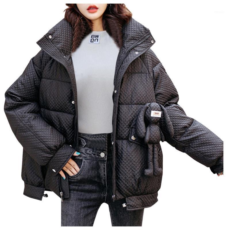 Women' Jackets Women Fashion Solid Color Outerwear Thick Warm Parkas Long Cotton-padded Cute Pocket Oversized Coats Female, Black
Women' Jackets Women Fashion Solid Color Outerwear Thick Warm Parkas Long Cotton-padded Cute Pocket Oversized Coats Female, Black