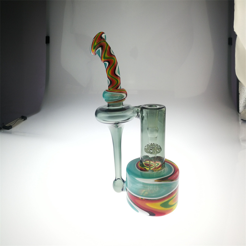 Smoking Pipe recycle rbr3.0 wigwag and gray 14mm joint new style