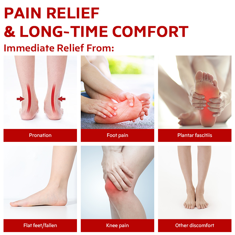 BANGNI 3/4 Orthopedic Insole Arch Support Inserts for Shoes Heel Ortic Plantar Fasciitis Sole Flat Feet Shoe Pads Men Women 220505