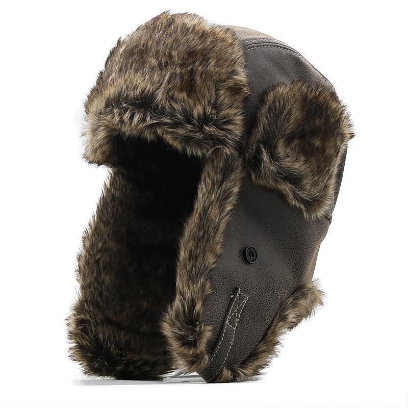 Berets Winter Bomber Hats Earflap Hat With Earflaps Women Men Ushanka Russia Russian Man Trapper Pilot Cap Woman Leather Fur Caps, As pic
Berets Winter Bomber Hats Earflap Hat With Earflaps Women Men Ushanka Russia Russian Man Trapper Pilot Cap Woman Leather Fur Caps, As pic