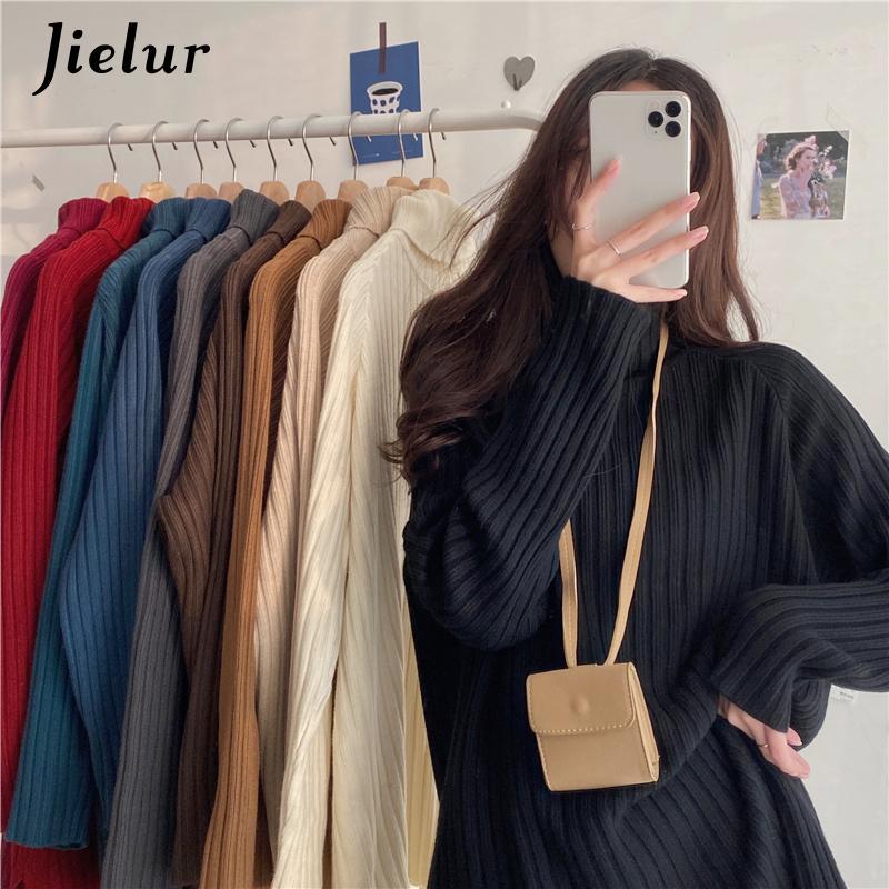 Women's Sweaters Turtleneck Sweater Women 10 Colors Pullover 2022 Autumn Winter Casual Beige Black Jumper Loose Knit Long Female, White;black
Women's Sweaters Turtleneck Sweater Women 10 Colors Pullover 2022 Autumn Winter Casual Beige Black Jumper Loose Knit Long Female, White;black