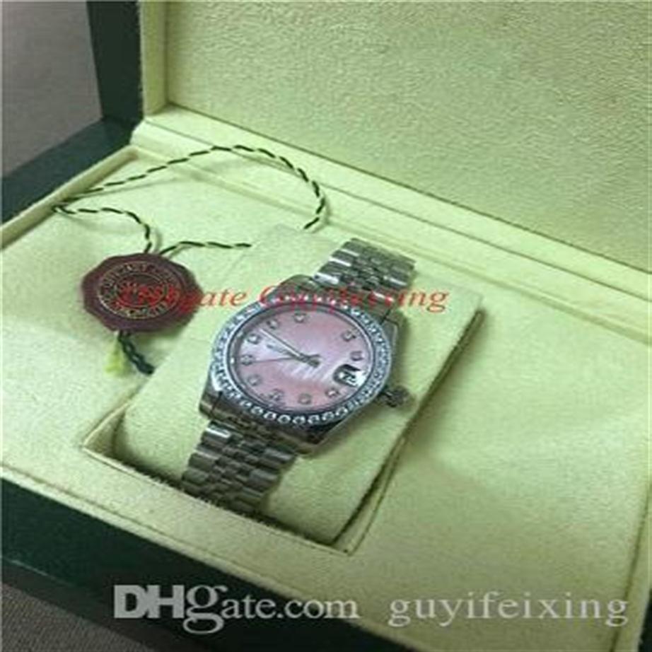 Women Automatic watch 178383 278383 278273 178384 31mm woman Original box Luxury 18kt Gold Pink Diamond Watches Christmas gift284N
Women Automatic watch 178383 278383 278273 178384 31mm woman Original box Luxury 18kt Gold Pink Diamond Watches Christmas gift284N