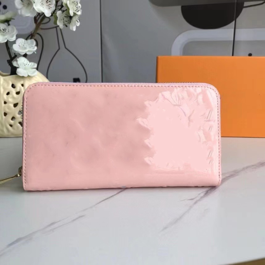 High Quality Women purse Starlight with box designer Fashion Genuine Leather All-match ladies single zipper Classic purses patent leather wallets Womens wallet, Pink
High Quality Women purse Starlight with box designer Fashion Genuine Leather All-match ladies single zipper Classic purses patent leather wallets Womens wallet, Pink