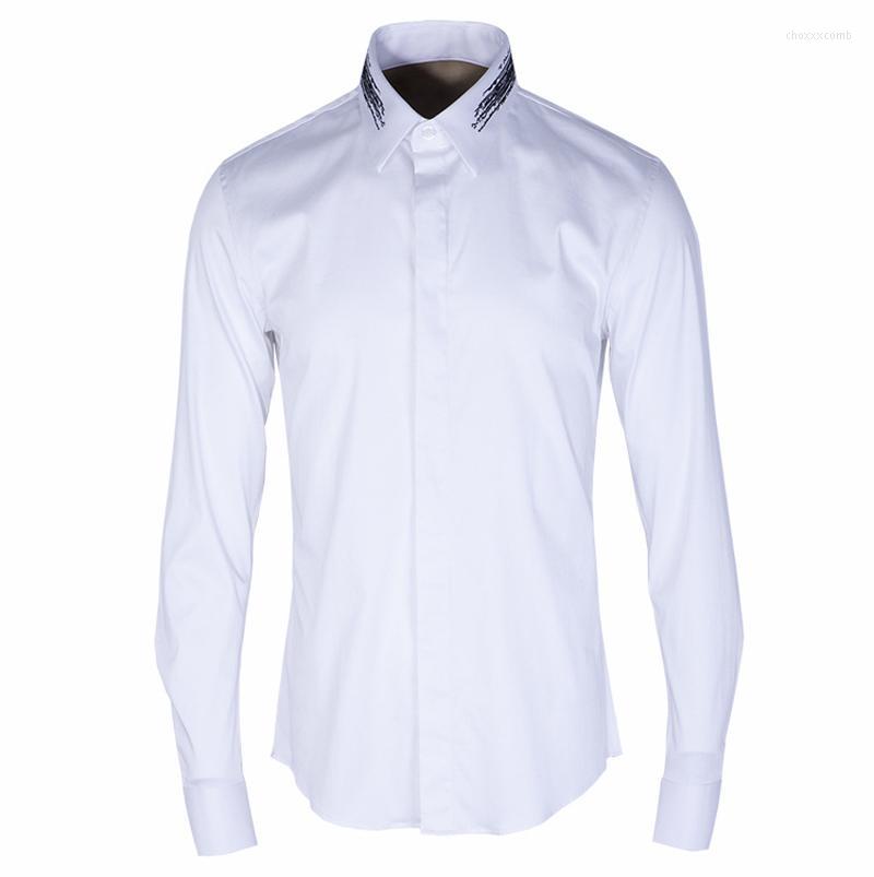 Men's Casual Shirts Minglu Men Shirt Design Mens Dress Slim Fit Long Sleeve Chemise Homme Formal Social Plus Size 4XL Men's, White
Men's Casual Shirts Minglu Men Shirt Design Mens Dress Slim Fit Long Sleeve Chemise Homme Formal Social Plus Size 4XL Men's, White
