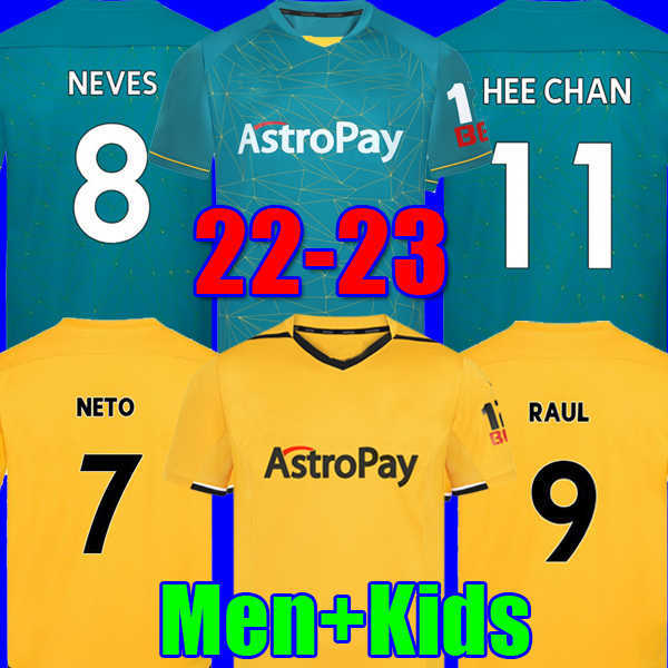 22 23 Wolves Soccer Jerseys RAUL NETO NEVES 2022 2023 away Wanderers KILMAN J.OTTO PODENCE HEE CHAN TRINCAO Wolverhampton Top Football, 22-23 home patch
22 23 Wolves Soccer Jerseys RAUL NETO NEVES 2022 2023 away Wanderers KILMAN J.OTTO PODENCE HEE CHAN TRINCAO Wolverhampton Top Football, 22-23 home patch