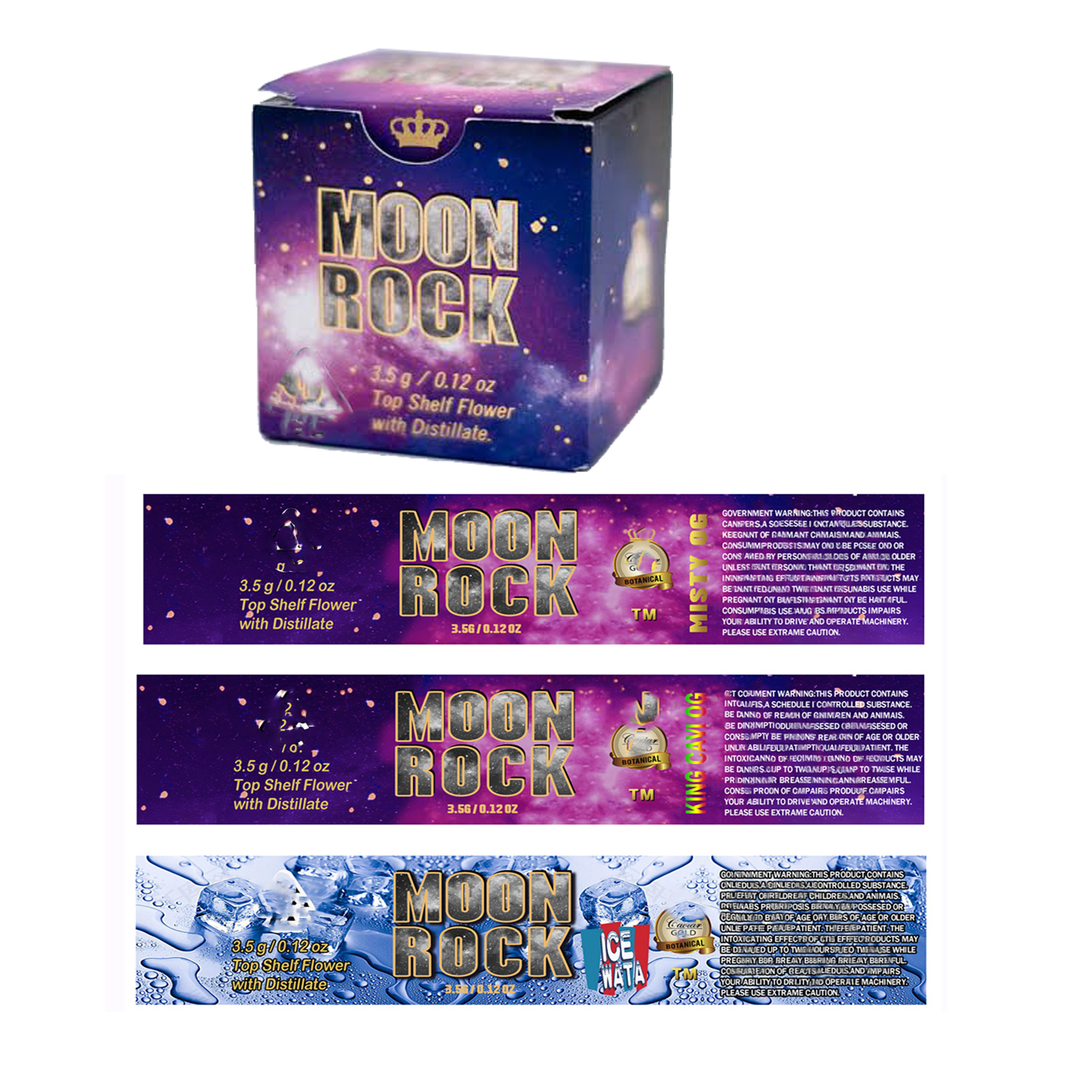 3.5 grams Moonrock Glass Jar Top Shelf Flower With Distillate Packagings Misty OG King Cavi ICE WATA
3.5 grams Moonrock Glass Jar Top Shelf Flower With Distillate Packagings Misty OG King Cavi ICE WATA
