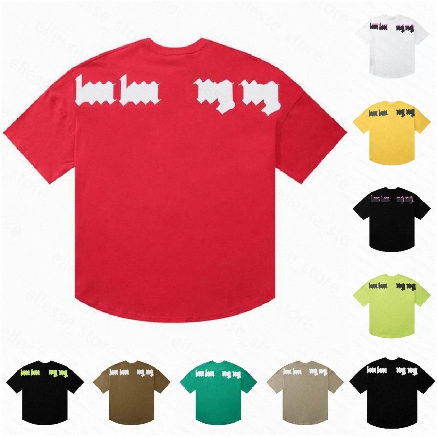 Summer fashion Tide Tshirt Mens Womens T Shirts Designers Luxury Brand Palms Angels Letters Printing short Sleeve Tshirts loose Oversize Tops High Qua
Summer fashion Tide Tshirt Mens Womens T Shirts Designers Luxury Brand Palms Angels Letters Printing short Sleeve Tshirts loose Oversize Tops High Qua
