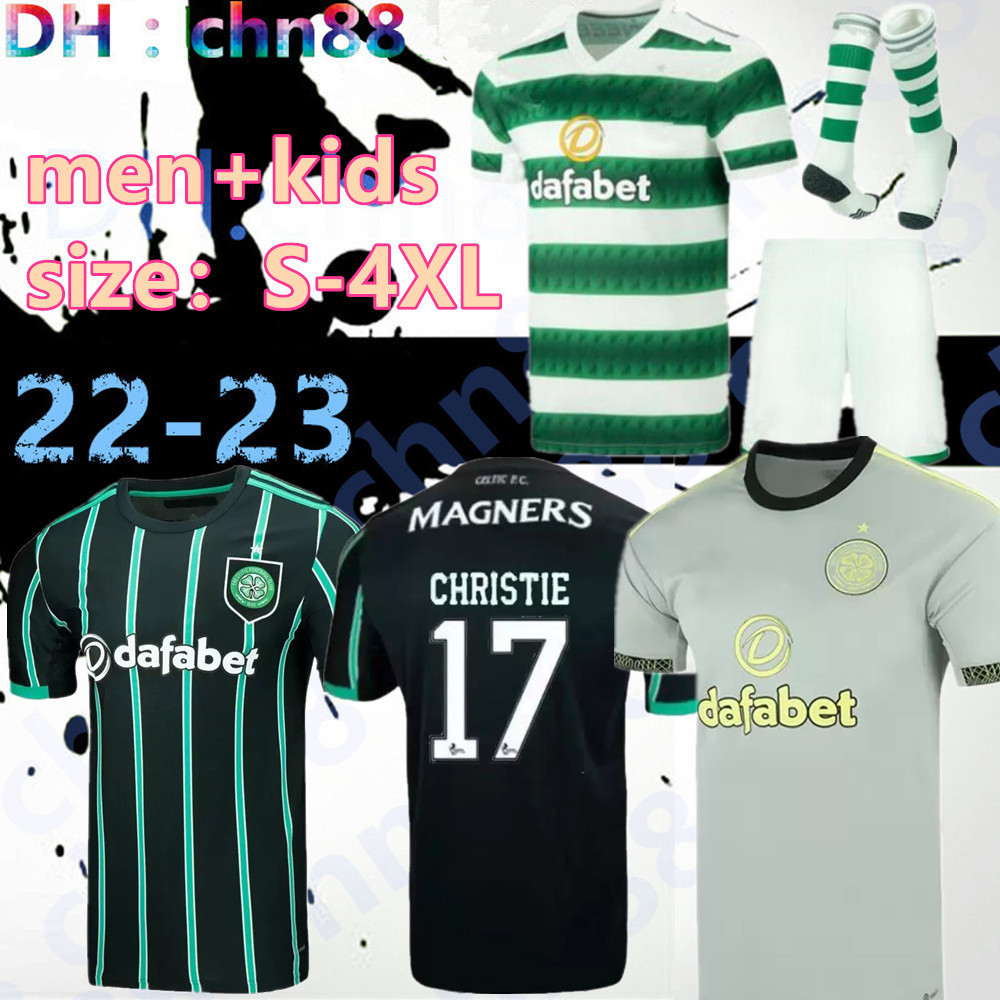 S-4XL 22 23 Celtic Soccer Jersey Home KYOGO ABADA AJETI Away Soccer Shirt Third FORREST TURNBULL JOTA 2022 2023 Goalkeeper Football Uniforms Adult Kids men full set, 22-23 home
S-4XL 22 23 Celtic Soccer Jersey Home KYOGO ABADA AJETI Away Soccer Shirt Third FORREST TURNBULL JOTA 2022 2023 Goalkeeper Football Uniforms Adult Kids men full set, 22-23 home