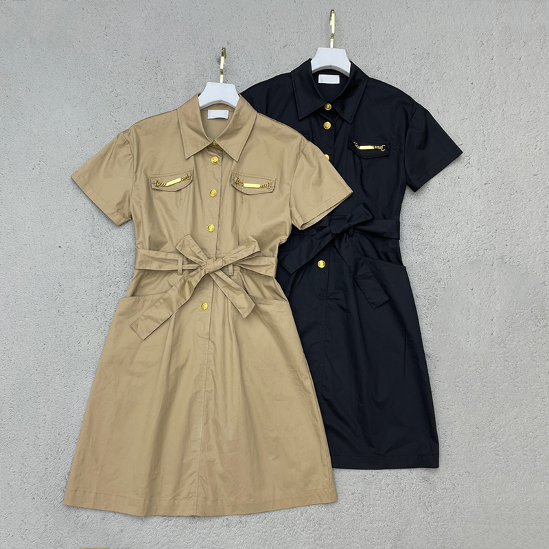 Fashion Belt Designer Dresses Women Elegant Dress 2 Colors Personality Charm Shirt Dress Girls Brand Skirts Clothing, Black
Fashion Belt Designer Dresses Women Elegant Dress 2 Colors Personality Charm Shirt Dress Girls Brand Skirts Clothing, Black