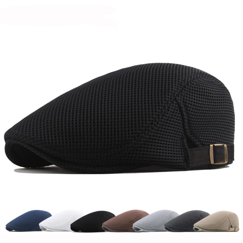 Berets Breathable Snapback Men's Caps Female Baseball Cap Retro Bucket Hats Sunscreen Hat Mesh Beret Flat Women's CapBerets, White
Berets Breathable Snapback Men's Caps Female Baseball Cap Retro Bucket Hats Sunscreen Hat Mesh Beret Flat Women's CapBerets, White