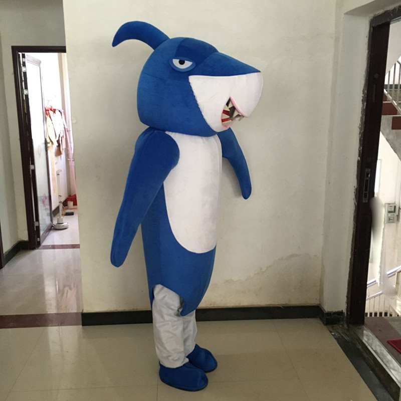 Shark Mascot Costume Party Mascot Ocean Animal Mascot Costume Halloween Fancy Dress Christmas for Halloween Party Event, Blue
Shark Mascot Costume Party Mascot Ocean Animal Mascot Costume Halloween Fancy Dress Christmas for Halloween Party Event, Blue