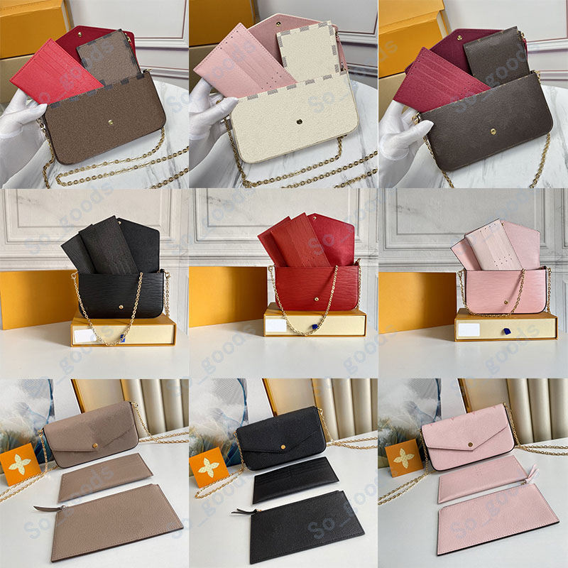 Felicie designer high quality chain shoulder bag embossed women handbag bicolor leather crossbody black epi pink turtledove luxury fashion brown bags, Actual pictures contact me
Felicie designer high quality chain shoulder bag embossed women handbag bicolor leather crossbody black epi pink turtledove luxury fashion brown bags, Actual pictures contact me