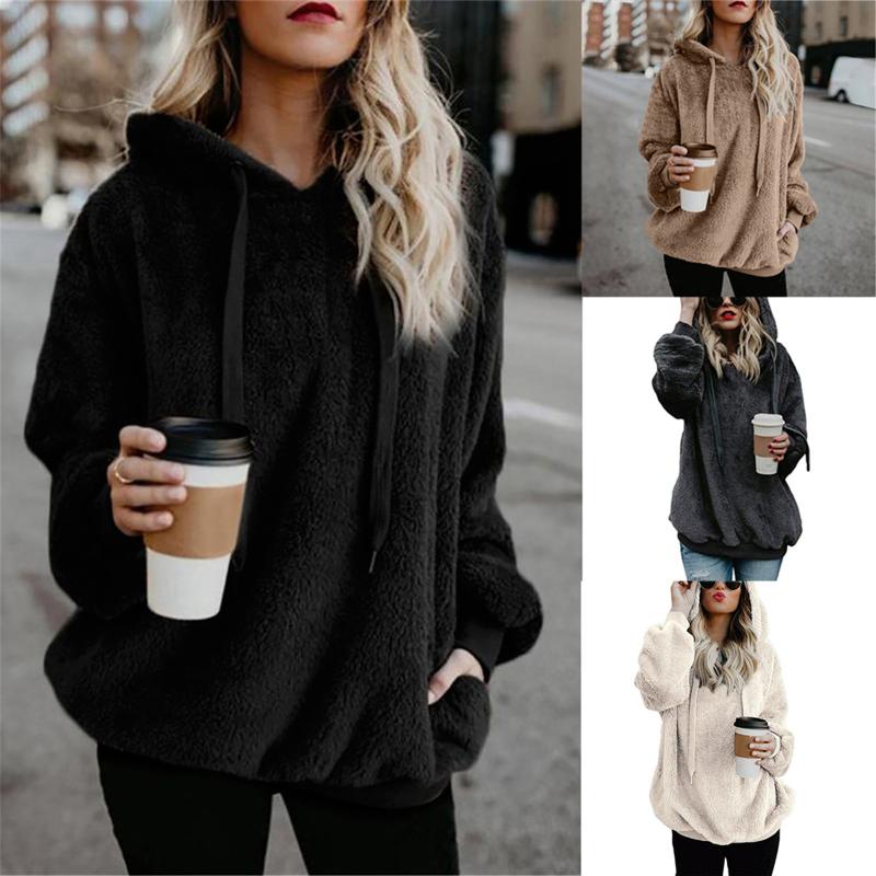 Women's Jackets Women Hooded Sweatshirt Coat Winter Warm Wool Zipper Pockets Cotton OutwearWomen's, Khaki
Women's Jackets Women Hooded Sweatshirt Coat Winter Warm Wool Zipper Pockets Cotton OutwearWomen's, Khaki