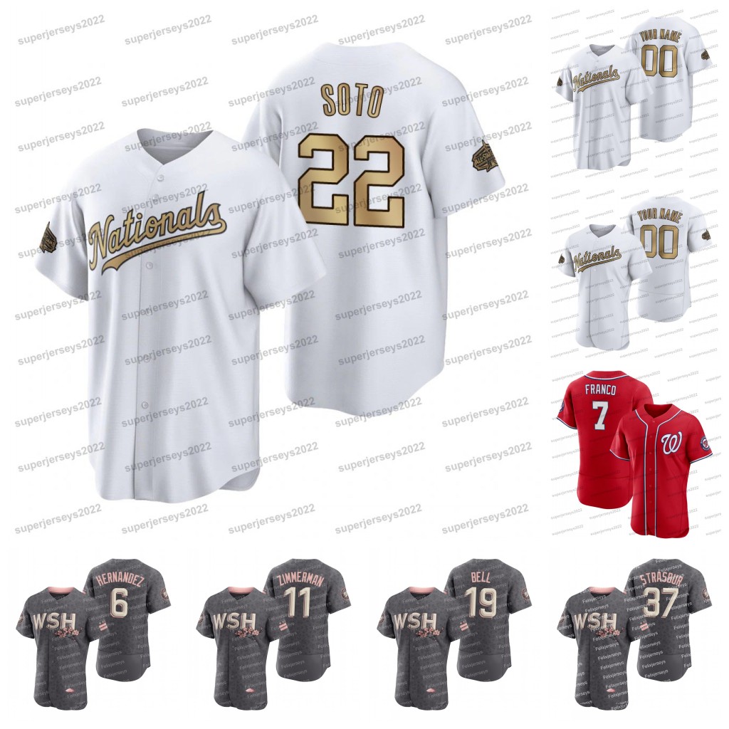 22 Juan Soto 2022 All-star Game Jersey National Cesar Hernandez Josh Bell Nelson Cruz Stephen Strasburg Carter Kieboom Victor Robles Alcides Escobar, Navy flex base
22 Juan Soto 2022 All-star Game Jersey National Cesar Hernandez Josh Bell Nelson Cruz Stephen Strasburg Carter Kieboom Victor Robles Alcides Escobar, Navy flex base