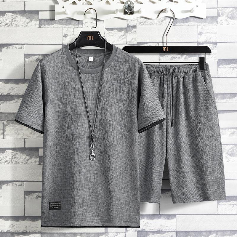 Men' Tracksuits 2022 Men Short Sleeve T-shirt Suit Sportswear Casual Summer Set Two Pieces Mens Tshirt Long Pants Breathable, J098s black
Men' Tracksuits 2022 Men Short Sleeve T-shirt Suit Sportswear Casual Summer Set Two Pieces Mens Tshirt Long Pants Breathable, J098s black