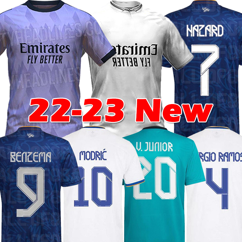 22/23 CAMAVINGA HAZARD soccer Jersey 2022 2023 BENZEMA REAL RODRYGO MILITAO KROOS MARCELO ASENSIO ISCO LUCAS V Footabll uniforms, 21-22 away patch
22/23 CAMAVINGA HAZARD soccer Jersey 2022 2023 BENZEMA REAL RODRYGO MILITAO KROOS MARCELO ASENSIO ISCO LUCAS V Footabll uniforms, 21-22 away patch