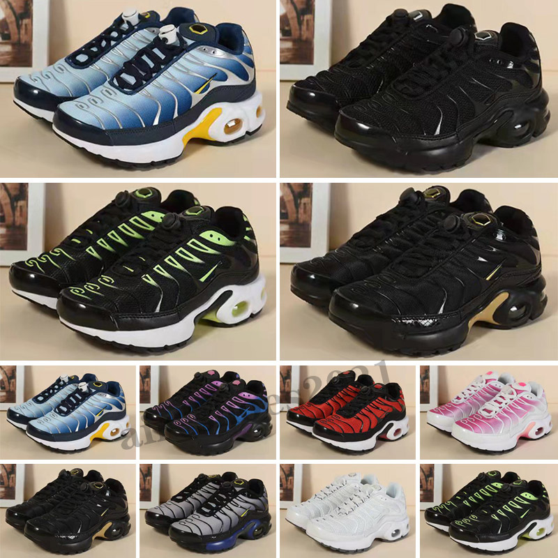 Infant Plus TN Tuned 1 Kids running shoes Triple Black Cool Grey Children outdoor Trainers OG Tiger athletic boys & girls Infant sneaker, Color 12
Infant Plus TN Tuned 1 Kids running shoes Triple Black Cool Grey Children outdoor Trainers OG Tiger athletic boys & girls Infant sneaker, Color 12