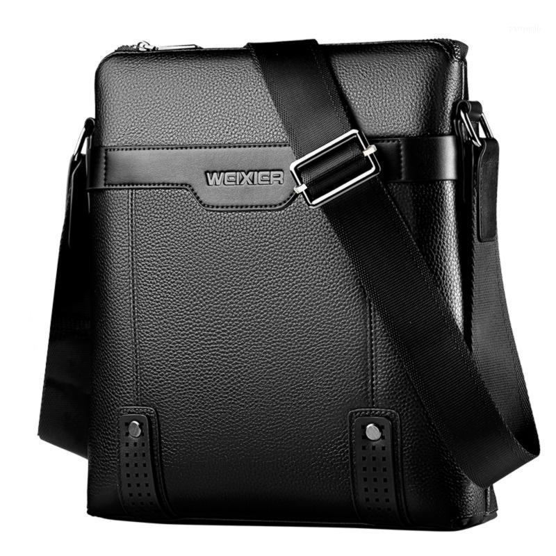 Manhan's Men's Bag Business Shoulder Skew Over Briefcases, Black