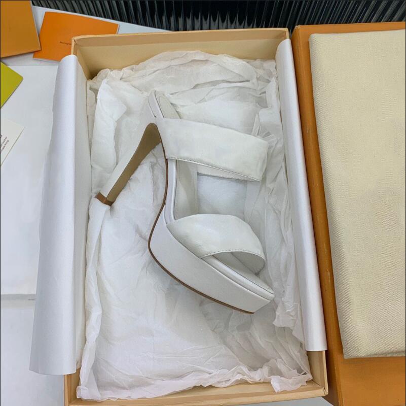 Designer women High heels leather shoes Sandals OB75 summer ladies fashion black white woman Thick bottom sandals with box, Customize
Designer women High heels leather shoes Sandals OB75 summer ladies fashion black white woman Thick bottom sandals with box, Customize
