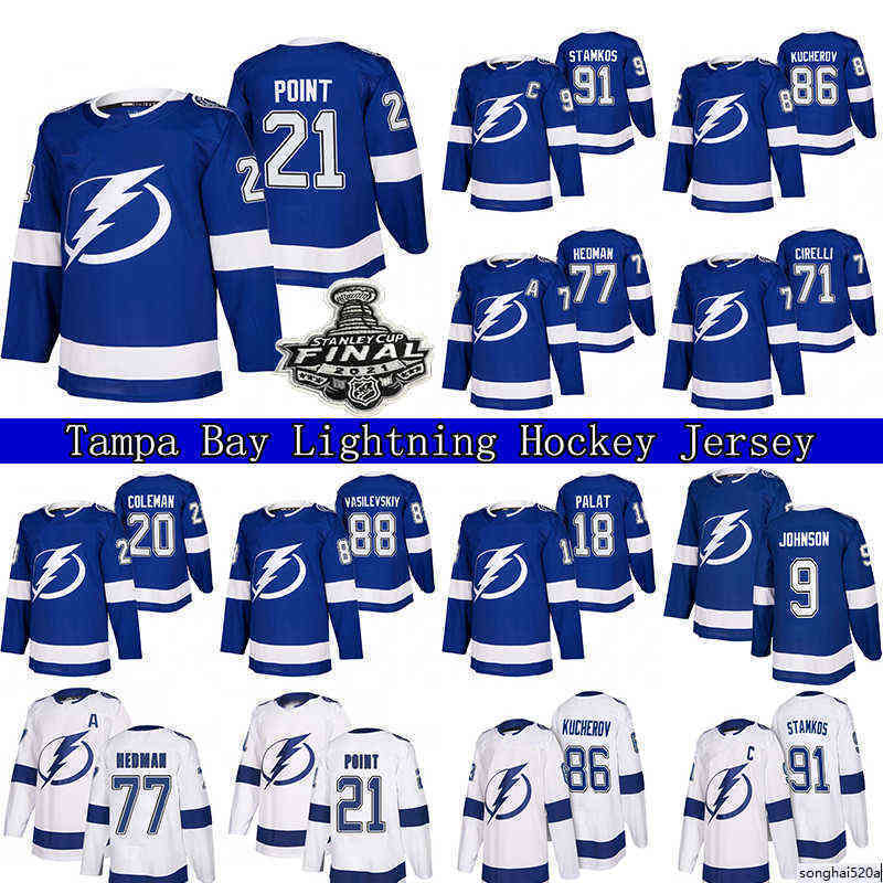 86 Nikita Kucherov Tampa Bay Lightning Jersey 77 Victor Hedman 91 Stamkos 21 Brayden Point 71 Anthony Cirelli Hockey Jerseys nhl's Jerseys, Blue 18
86 Nikita Kucherov Tampa Bay Lightning Jersey 77 Victor Hedman 91 Stamkos 21 Brayden Point 71 Anthony Cirelli Hockey Jerseys nhl's Jerseys, Blue 18