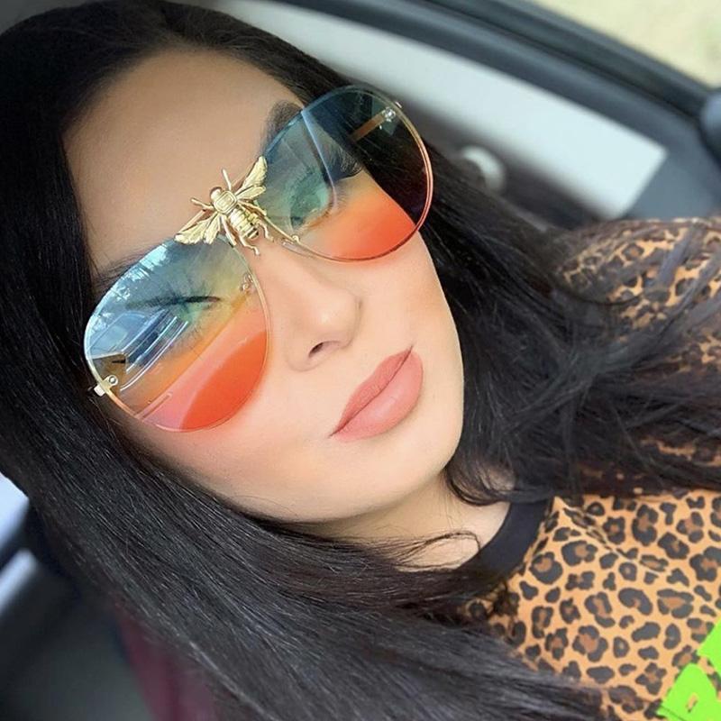 Sunglasses Vintage Pilot Women Fashion Luxury Designer Oversized Retro Sun Glasses For Men Bee Decoration Trendy Shades OculosSunglassesSung
Sunglasses Vintage Pilot Women Fashion Luxury Designer Oversized Retro Sun Glasses For Men Bee Decoration Trendy Shades OculosSunglassesSung