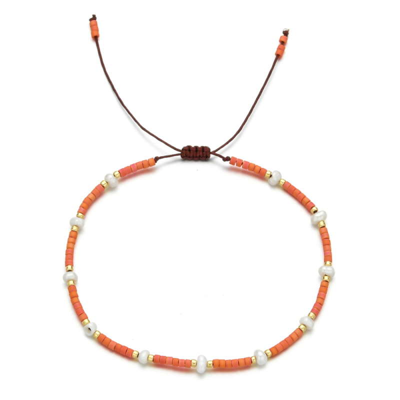New Trendy MIYUKI Glass Beads Pearl Strands Bracelet Colorful Seedbeads Jewelry for Women Gift