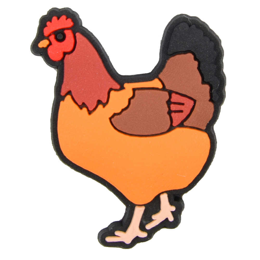 1pcs Farm Animal shoe Accessories For Sandals Shoes Charms Pvc Cats Fior Days Chicken Duck Cow Animals clog shoe Charm Gifts