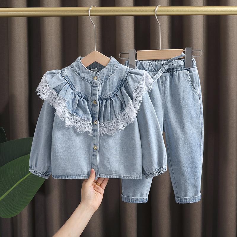 Clothing Sets Spring Baby Girls' Clothes Kids Outfit Denim Jacket Jeans Suits For Toddler Girls Fashion Design SetsClothing, Blue
Clothing Sets Spring Baby Girls' Clothes Kids Outfit Denim Jacket Jeans Suits For Toddler Girls Fashion Design SetsClothing, Blue