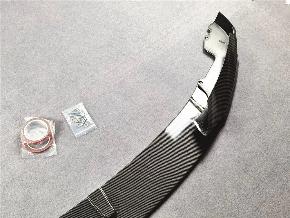 3PCS Car Front Bumper Body Kits Spoliler Carbon Pattern MP Style Bumper Lip Splitters For BMW F10 F20 F22 F30 G30 F32