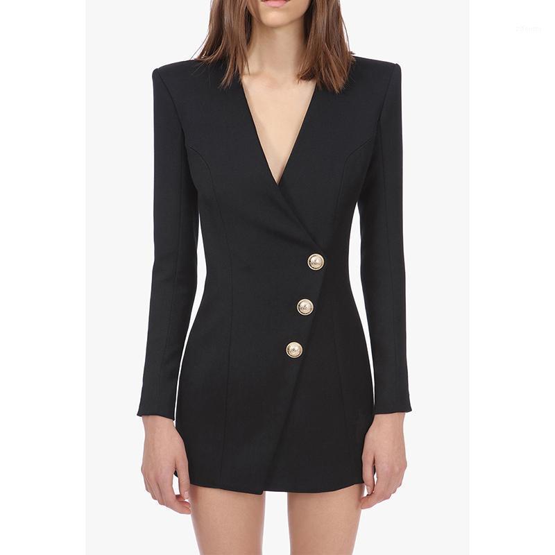 Casual Dresses QUALITY HIGH Fashion 2022 Designer Runway Dress Women' Long Sleeve Lion Buttons Brief V-neck, As pic
Casual Dresses QUALITY HIGH Fashion 2022 Designer Runway Dress Women' Long Sleeve Lion Buttons Brief V-neck, As pic