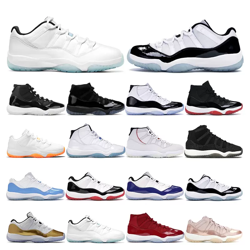 11 Jumpman basketball shoes 11s mens women Citrus Legend Blue low Bred Heiress Black Stingray Concord 45 sports sneaker trainer fashion outdoor with box
11 Jumpman basketball shoes 11s mens women Citrus Legend Blue low Bred Heiress Black Stingray Concord 45 sports sneaker trainer fashion outdoor with box